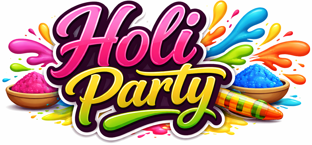 Holi Party Logo